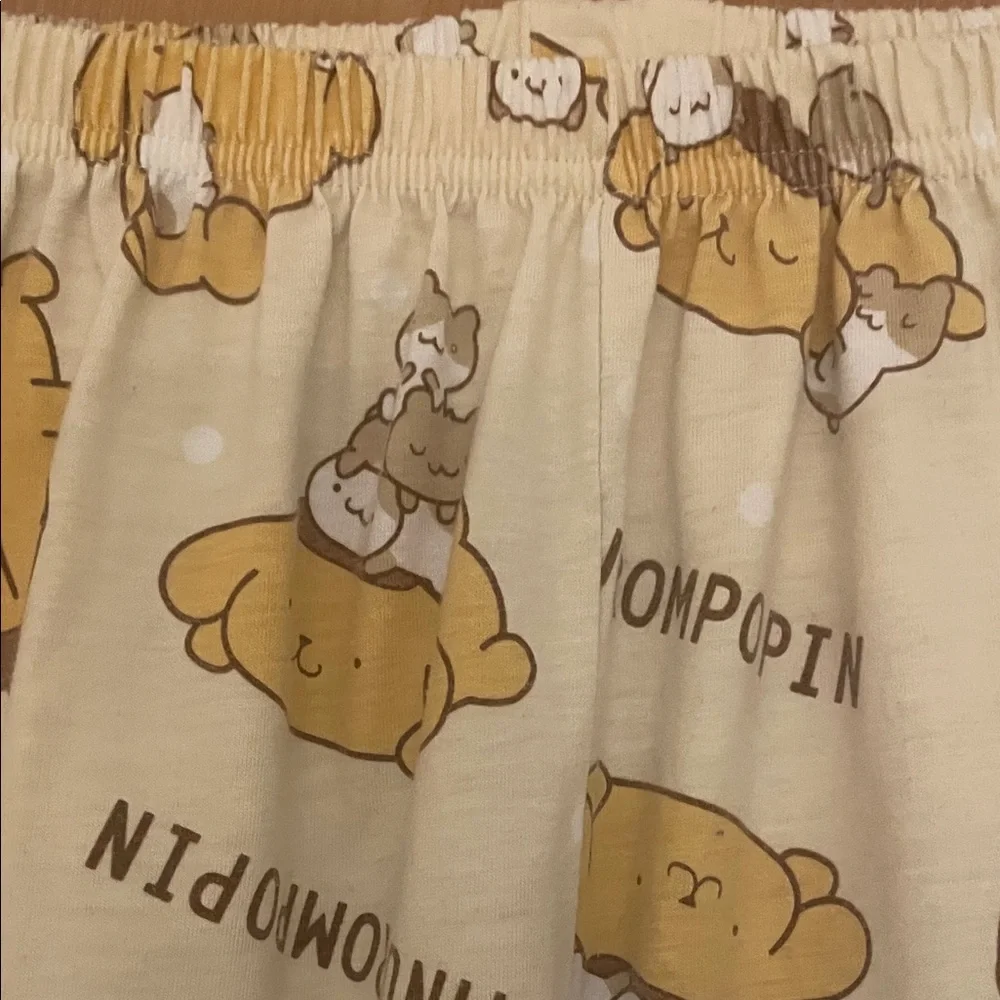 Sanrio Cream and Brown Pompompurin Pajama Set - Picture 9 of 9